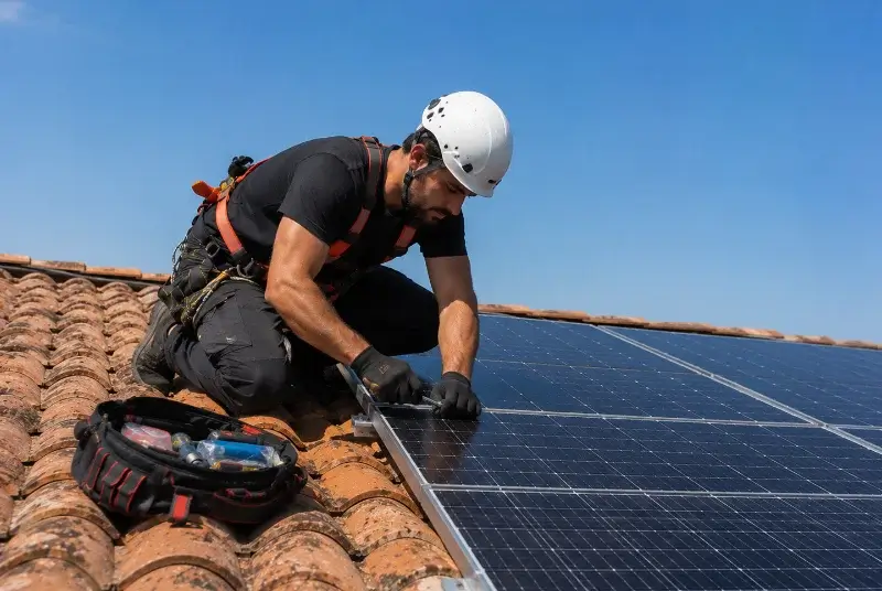 Maintenance et monitoring de panneaux solaires à Saint-Sylvestre