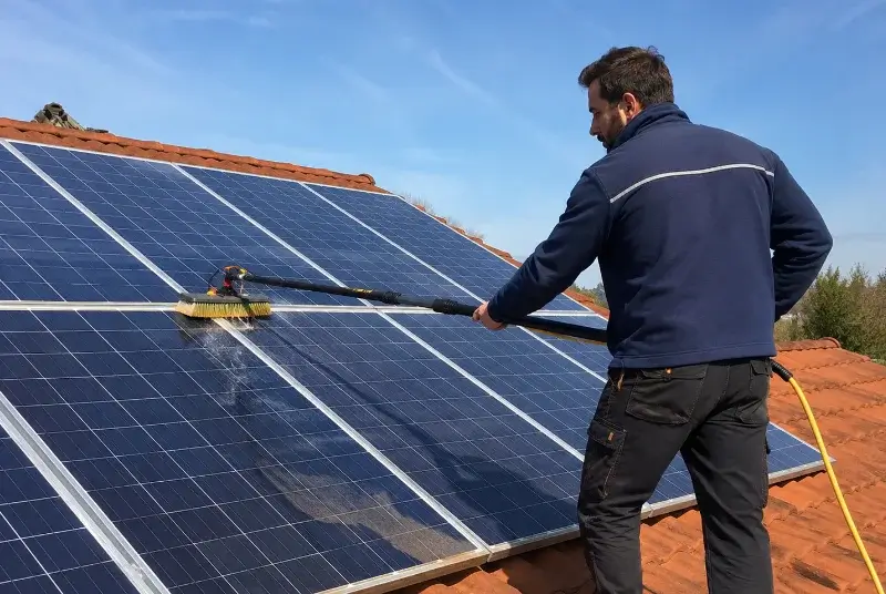 Nettoyage et entretien de panneaux solaires à Saint-Sylvestre